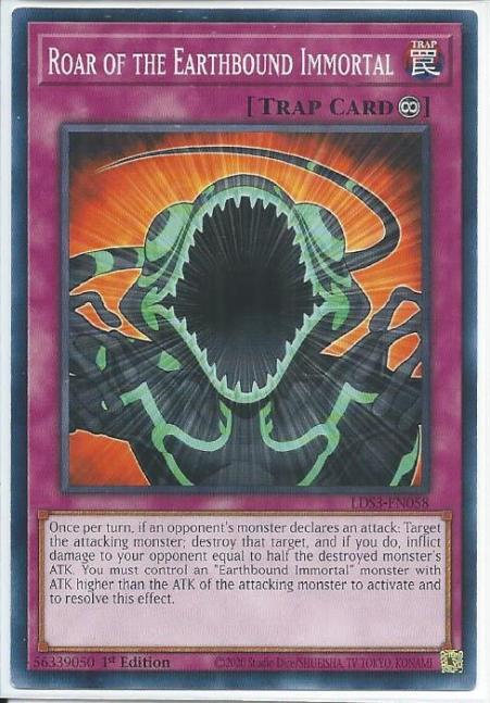 Yugioh - Roar of the Earthbound Immortal *Common* LDS3-EN058 (NM/M)