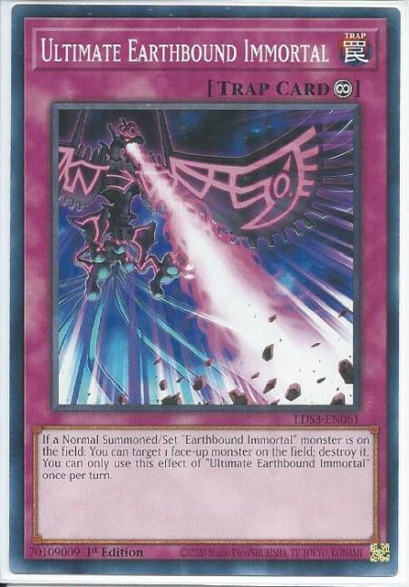 Yugioh - Ultimate Earthbound Immortal *Common* LDS3-EN061 (NM/M)