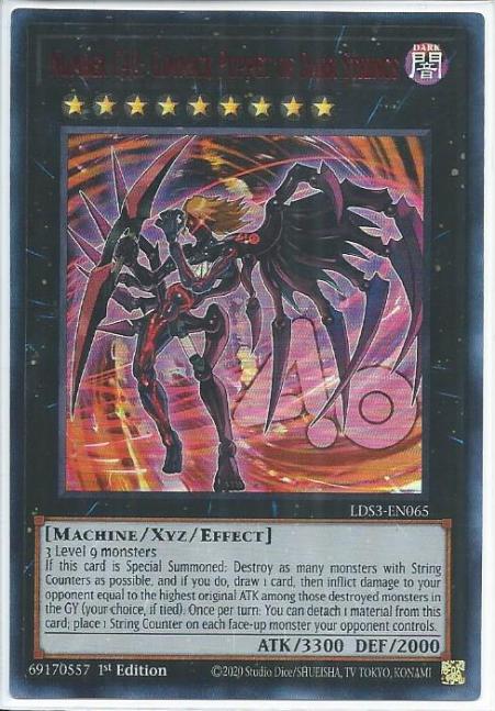 Yugioh - Number C40: Gimmick Puppet of Dark Strings *Red UR* LDS3-EN065 (NM/M)