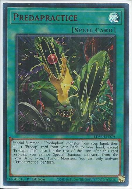 Yugioh - Predapractice *Red Ultra Rare* LDS3-EN079 (NM/M)