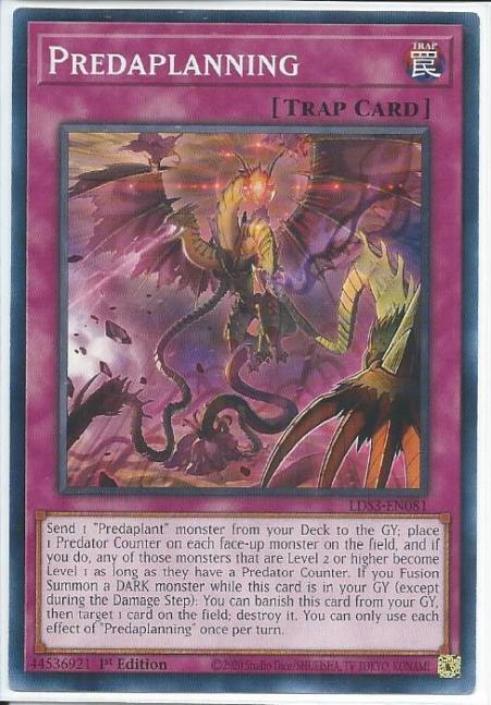 Yugioh - Predaplanning *Common* LDS3-EN081 (NM/M)