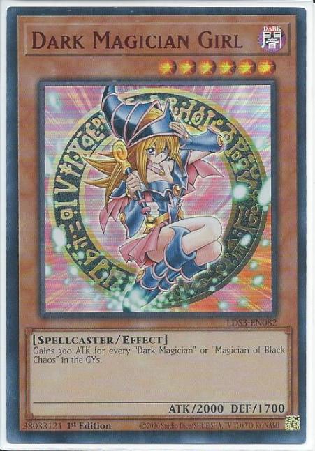 Yugioh - Dark Magician Girl *Red Ultra Rare* LDS3-EN082 (NM/M)