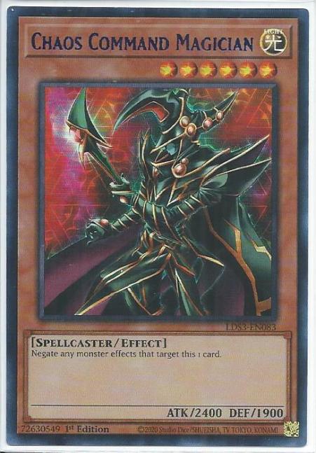 Yugioh - Chaos Command Magician *Blue Ultra Rare* LDS3-EN083 (NM)