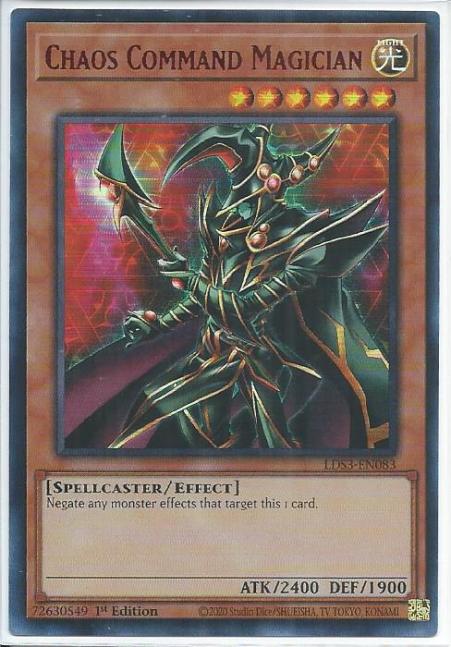 Yugioh - Chaos Command Magician *Red Ultra Rare* LDS3-EN083 (NM/M)