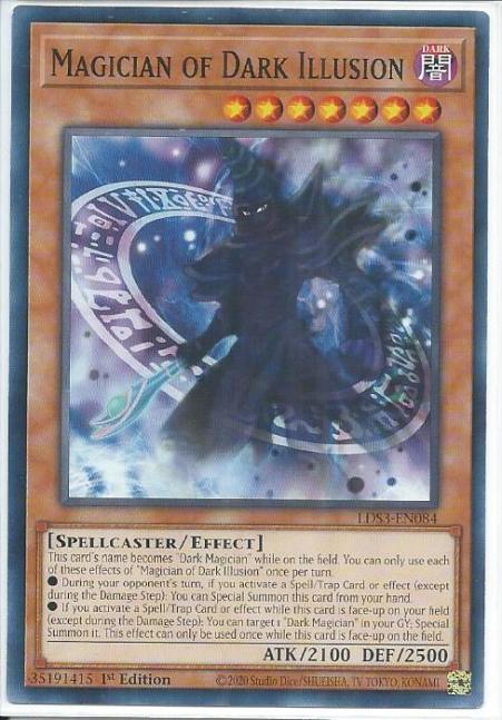 Yugioh - Magician of Dark Illusion *Common* LDS3-EN084 (NM/M)