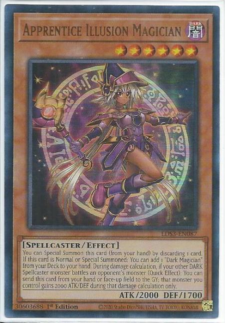 Yugioh - Apprentice Illusion Magician *Ultra Rare* LDS3-EN087 (NM/M)