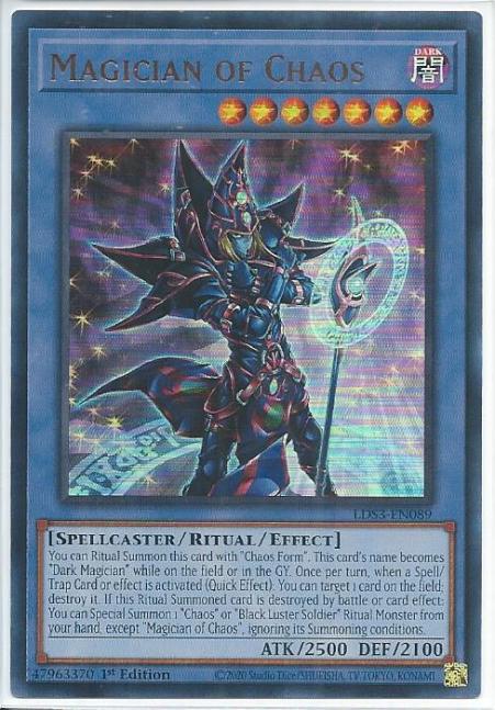 Yugioh - Magician of Chaos *Ultra Rare* LDS3-EN089 (NM/M)