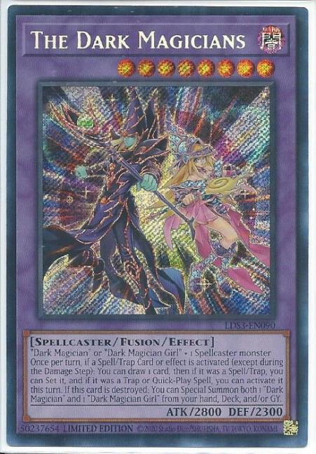 Yugioh - The Dark Magicians *Secret Rare* LDS3-EN090 (NM)