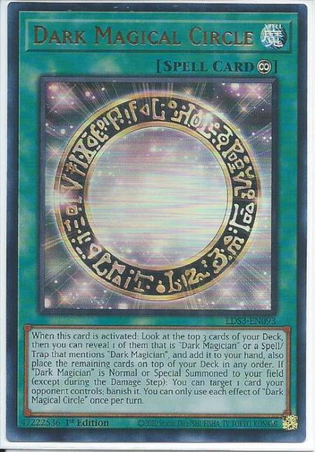 Yugioh - Dark Magical Circle *Ultra Rare* LDS3-EN093 (NM/M)