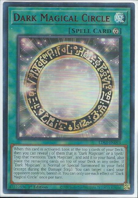 Yugioh - Dark Magical Circle *Red Ultra Rare* LDS3-EN093 (NM/M)