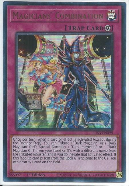 Yugioh - Magicians' Combination *Ultra Rare* LDS3-EN099 (NM/M)