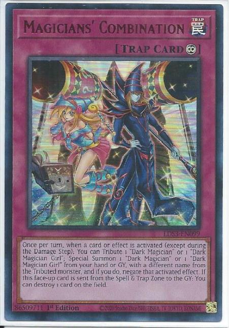 Yugioh - Magicians' Combination *Red Ultra Rare* LDS3-EN099 (NM)