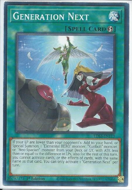 Yugioh - Generation Next *Common* LDS3-EN113 (NM/M)