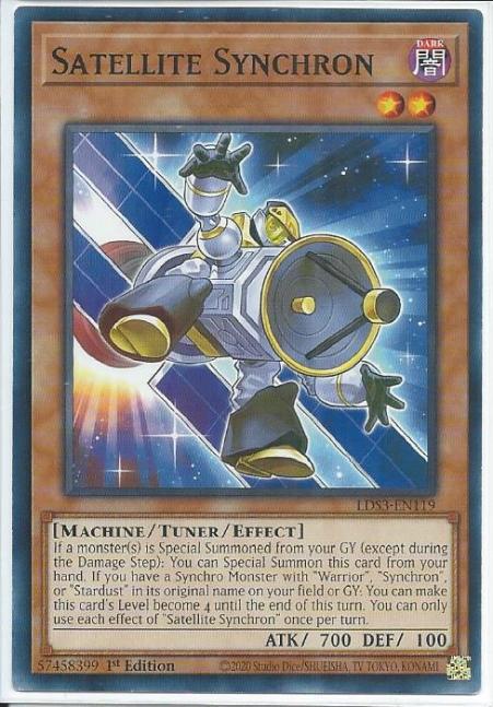 Yugioh - Satellite Synchron *Common* LDS3-EN119 (NM/M)