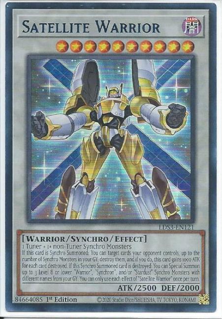 Yugioh - Satellite Warrior *Blue Ultra Rare* LDS3-EN121 (NM/M)