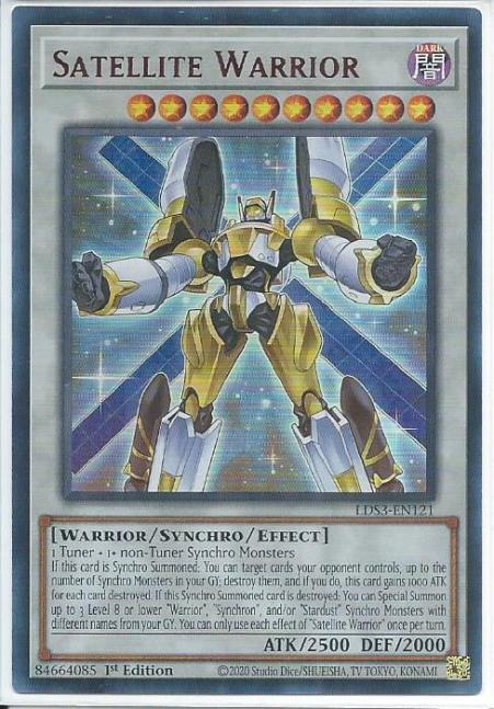 Yugioh - Satellite Warrior *Red Ultra Rare* LDS3-EN121 (NM/M)