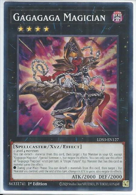 Yugioh - Gagagaga Magician *Common* LDS3-EN127 (NM/M)