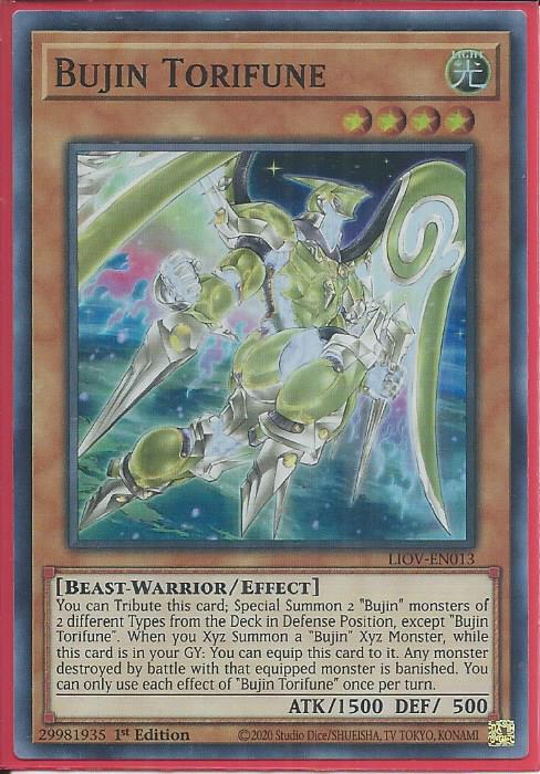 Yugioh - Bujin Torifune *Super Rare* LIOV-EN013 (NM/M)