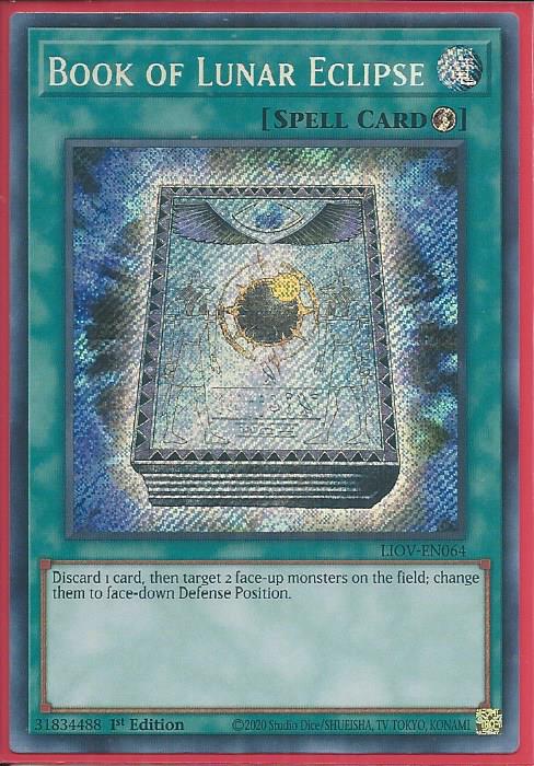 Yugioh - Book of Lunar Eclipse *Secret Rare* LIOV-EN064 (NM/M)