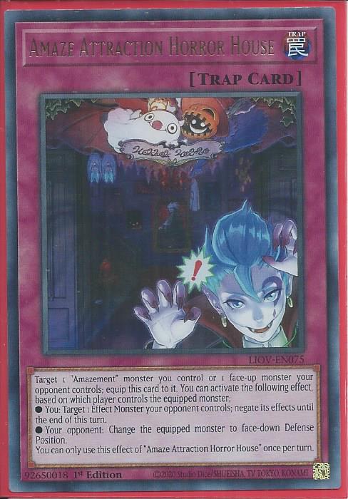 Yugioh - Amaze Attraction Horror House *Ultra Rare* LIOV-EN075 (NM/M)