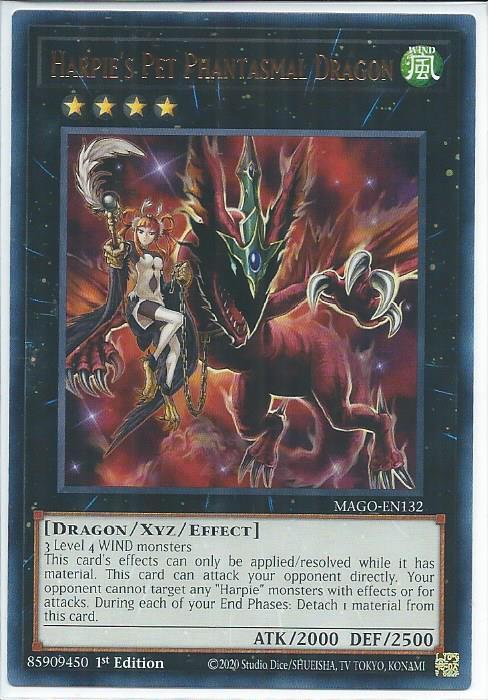 Yugioh - Harpie’s Pet Phantasmal Dragon *Rare* MAGO-EN132 (NM)