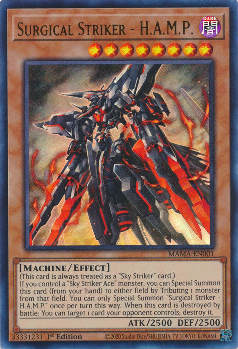 Yugioh - Surgical Striker - H.A.M.P. *Ultra Rare* MAMA-EN001 (NM)