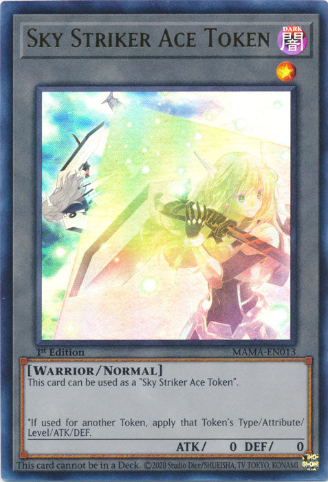 Yugioh - Sky Striker Ace Token *Ultra Rare* MAMA-EN013 (NM)