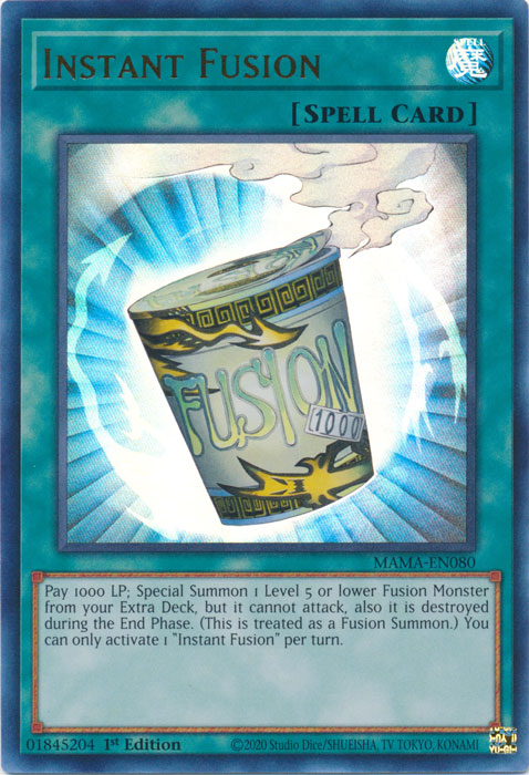 Yugioh - Instant Fusion *Ultra Rare* MAMA-EN080 (NM)