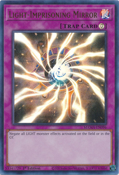 Yugioh - Light-Imprisoning Mirror *Ultra Rare* MAMA-EN096 (NM)