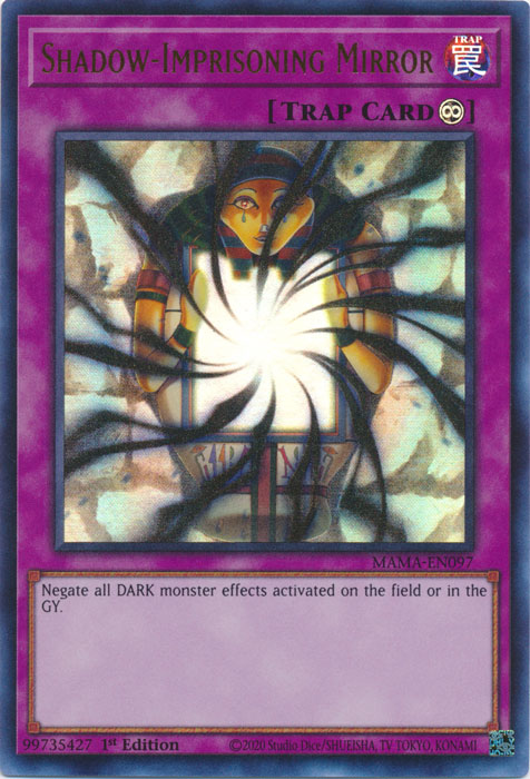 Yugioh - Shadow-Imprisoning Mirror *Ultra Rare* MAMA-EN097 (NM)