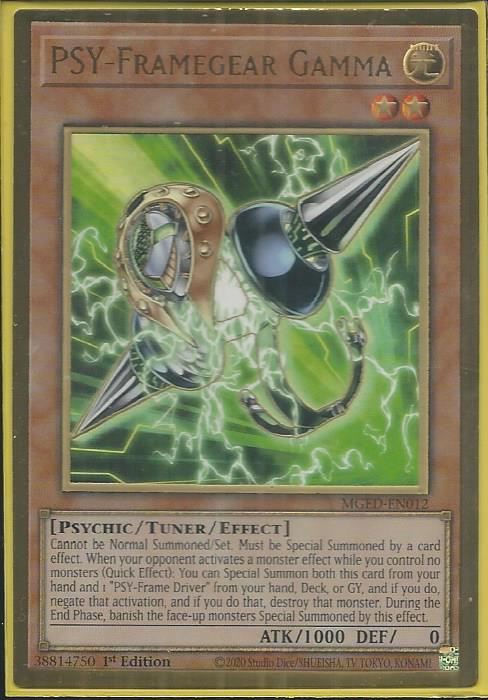 Yugioh - PSY-Framegear Gamma *Premium Gold Rare* MGED-EN012 (NM)