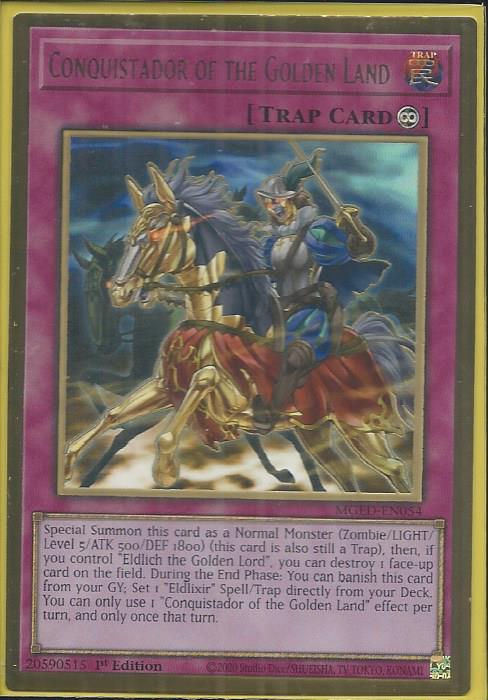 Yugioh - Conquistador of the Golden Land *PGR* MGED-EN054 (NM)