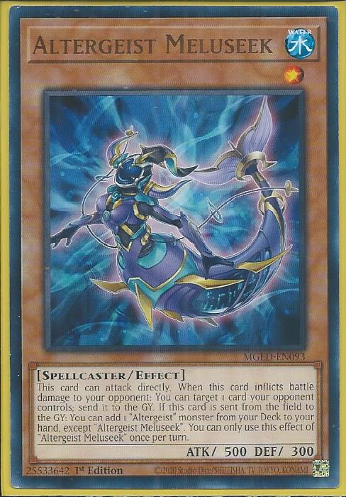 Yugioh - Altergeist Meluseek *Rare* MGED-EN093 (NM)