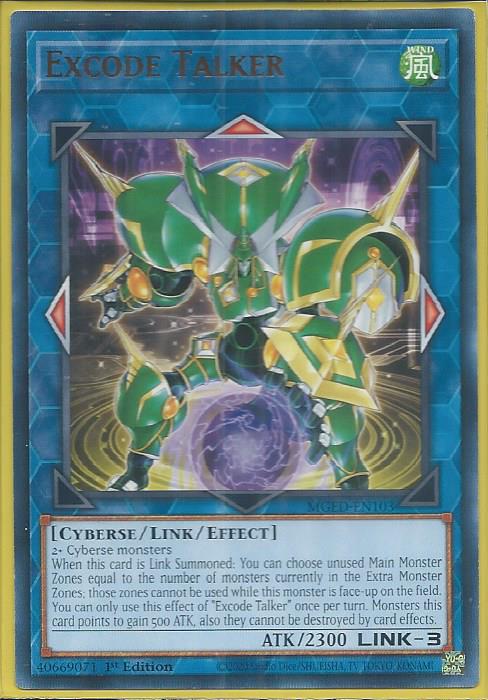 Yugioh - Excode Talker *Rare* MGED-EN103 (NM)