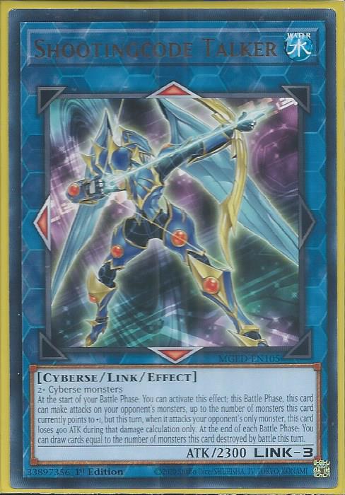 Yugioh - Shootingcode Talker *Rare* MGED-EN105 (NM)