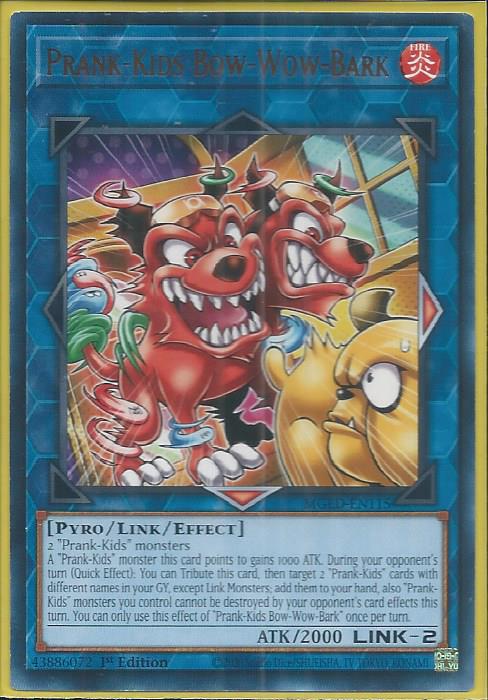 Yugioh - Prank-Kids Bow-Wow-Bark *Rare* MGED-EN115 (NM)