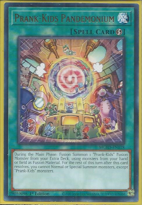 Yugioh - Prank-Kids Pandemonium *Rare* MGED-EN118 (NM)