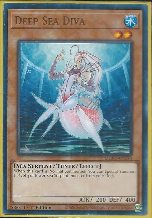 Yugioh - Deep Sea Diva *Rare* MGED-EN130 (NM)