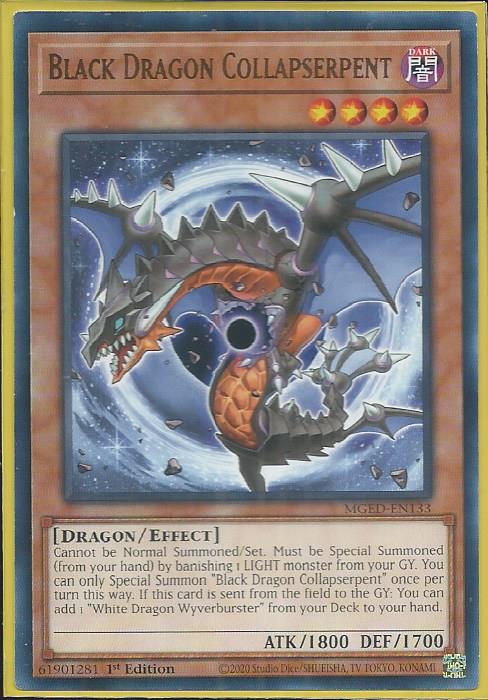 Yugioh - Black Dragon Collapserpent *Rare* MGED-EN133 (NM)