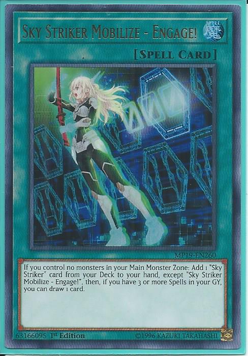 Yugioh - Sky Striker Mobilize - Engage! *Ultra Rare* MP19-EN260 (NM)