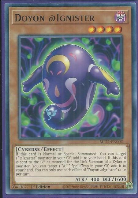 Yugioh - Doyon @Ignister *Common* MP21-EN002 (NM/M)