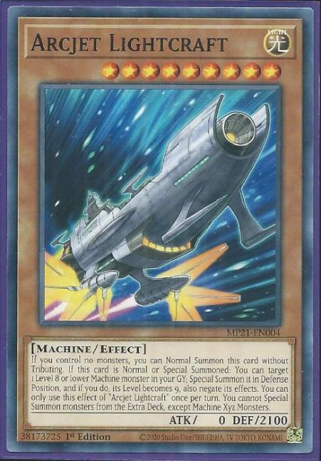 Yugioh - Arcjet Lightcraft *Common* MP21-EN004 (NM/M)