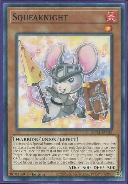 Yugioh - Squeaknight *Common* MP21-EN013 (NM/M)