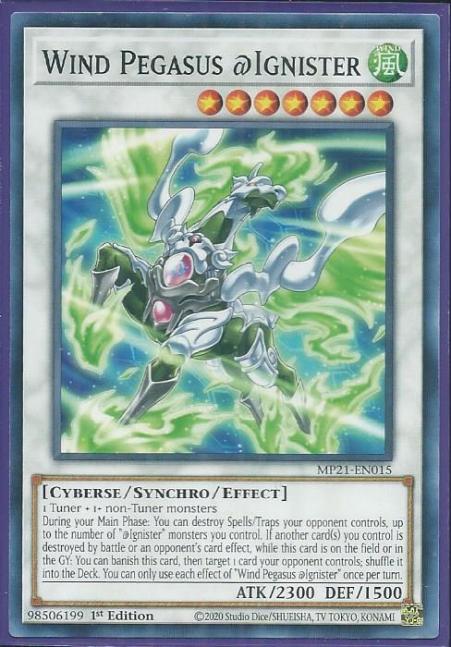 Yugioh - Wind Pegasus @Ignister *Common* MP21-EN015 (NM/M)