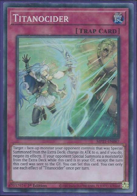 Yugioh - Titanocider *Super Rare* MP21-EN087 (NM/M)