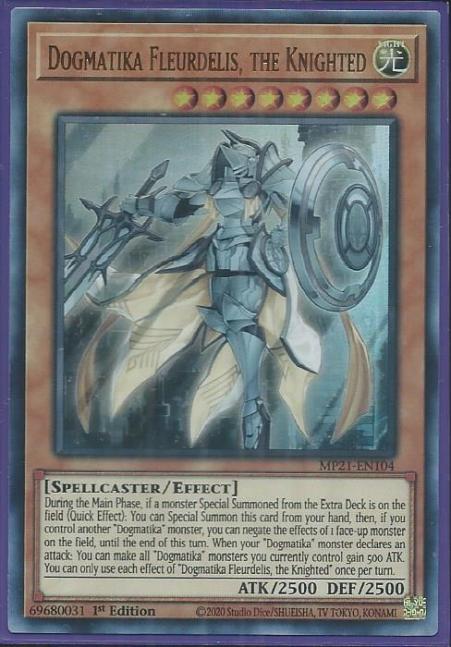 Yugioh - Dogmatika Fleurdelis, the Knighted *Ultra Rare* MP21-EN104 (NM/M)