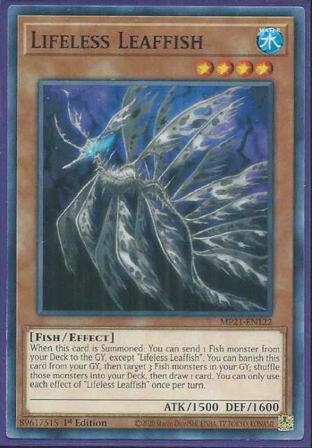 Yugioh - Lifeless Leaffish *Common* MP21-EN122 (NM/M)