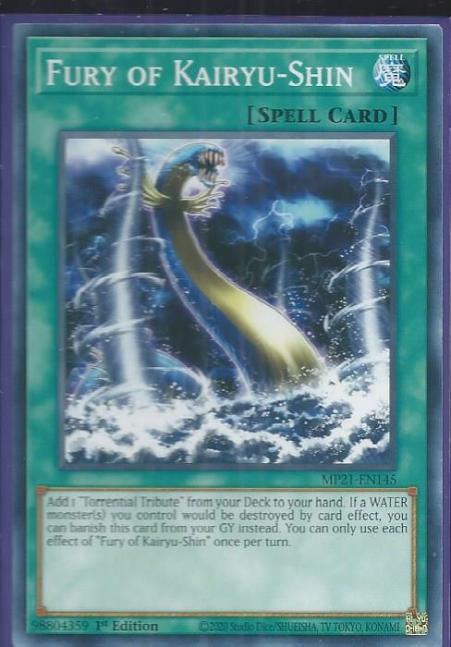 Yugioh - Fury of Kairyu-Shin *Common* MP21-EN145 (NM/M)