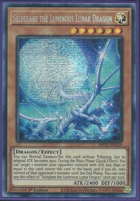 Yugioh - Seleglare the Luminous Lunar Dragon *PScr* MP21-EN159 (NM/M)