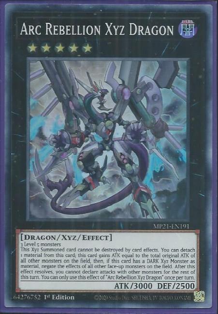 Yugioh - Arc Rebellion Xyz Dragon *Super Rare* MP21-EN191 (NM/M)